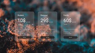 Create Responsive Pricing Table Using HTML & CSS