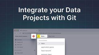 Tinybird Screencast - Integrate your Data Projects with Git