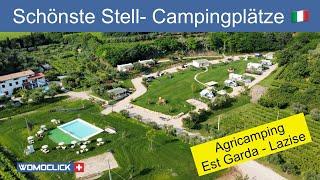 NEW! Agricamping Est Garda Lazise - exklusiver Wohnmobilstellplatz am Gardasee