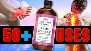 50 HEALING Castor Oil Uses from HEAD TO TOE