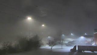 Timelapse video shows strong blizzard move through Omaha