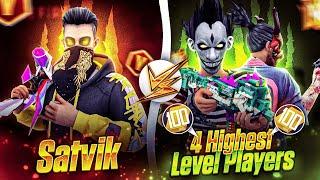 OMG, Itna Jyada LEVEL SATVIK vs HIGHEST LEVEL 4 PLAYERS