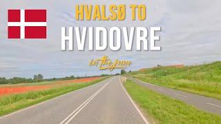 Driving in Denmark  from Hvalsø to Hvidovre in June 2024