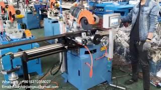 Automatic pipe cutting machine tube cutting machine operation video is low in price, good in quality