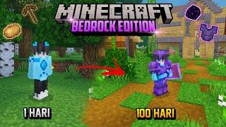 100 Hari Di Minecraft Bedrock Edition (Pocket Edition)