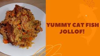 Easy Grilled Cat Fish Jollof Rice Recipe | Jollof Rice Variety | #BrinaCreationstv