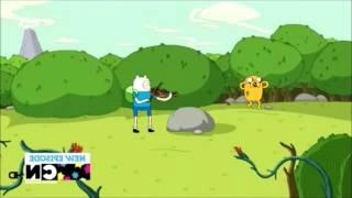 Finn tries to play Jake's viola - Adventure Time