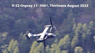 CV-22B OSPREY 11-0061 352nd SOW MILDENHALL, THIRLMERE, LFA17 AUG 2023