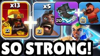 ELECTRO BOOTS make TWIN HOGS INCREDIBLY STRONG at TH17! | Clash of Clans