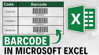 How to Create Barcode in Excel (for All Versions) | 2025