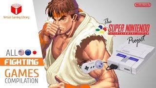 All SNES/Super Nintendo Fighting Games Compilation - Every Game (US/EU/JP)