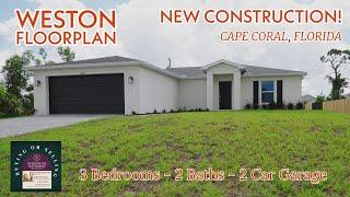 Cape Coral New Construction 3 Bedrooms / 2 Baths / 2 Car Garage