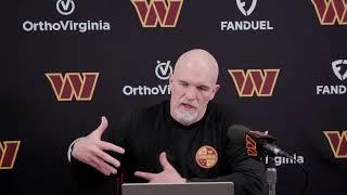 HC Dan Quinn Speaks to the Media on Victory Monday | Washington Commanders