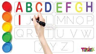 Abc Dotted Tracing, English Alphabet Writing, Preschool learning #kidssong #toddlers #alphabets 12