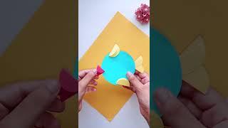 Paper bird making #artistickidsland #viral #art #diy #youtubeshorts