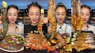 A variety of soy sauce shrimp mukbang ASMR REAL SOUNDS EATING SHOW MUKBANG #77