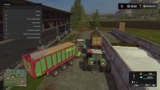 Farming Simulator 17 feeding cows the easy way