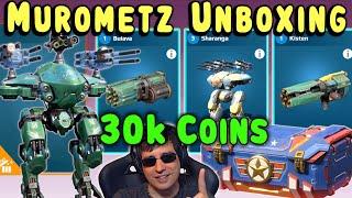 MUROMETZ Titan DELIVERY: 30K Coins Box Opening - War Robots Gameplay WR