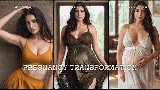 "Pregnancy Transformation of Beautiful Mother | Mom-to-be Adventure of cute mom | 6"