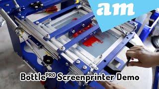 ScreenMaster Bottle-PRO Screen Printer Demonstration and Basic Operation Steps Explained