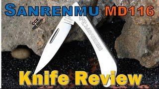 Wee Wednesday.  Review the Sanrenmu MD116 Slip Joint  Knife