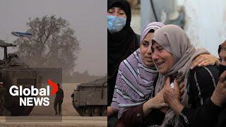 Israel-Hamas: Gazans and hostages' families continue calls for ceasefire