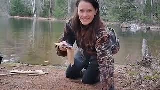 Bow Drill Fire-Making Tutorial: Creating Friction Fire At My Fishing Spot | Melanie-Sawyer.com