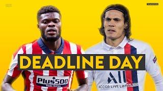 TRANSFER DEADLINE DAY FINAL HOUR! Arsenal sign Partey & Man Utd sign Cavani!