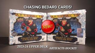 ️ 2023-24 UPPER DECK ARTIFACTS HOCKEY HOBBY BOX x2 BREAK   POLYCHROME CROSBY HIT! #hockeycards