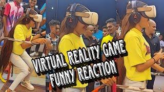 Funny virtual reality reaction  | Vr world Velankanni | #vrgaming #vrworld #shorts #velankanni