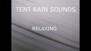 Rain on Tent Sound Sleep Study Meditate 8 Hours