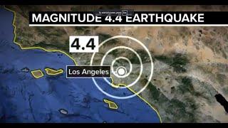 4.4 magnitude earthquake strikes Los Angeles area, the USGS says