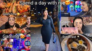 Spen a day with me️(grwm,breakfast with us,outfits)خريجة انا و صحاباتي مايمكنش شحال ضحكنا