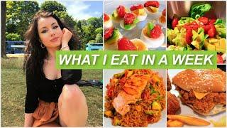 EVERYTHING i eat in a week at university! (healthy + realistic for weight loss)