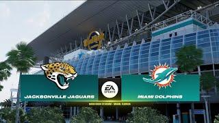 Jaguars vs Dolphins Week 1 Simulation (Madden 25 Rosters)