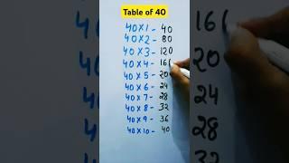 40 table trick #table #tricks #trending #shorts #maths #learnwithaarti #learn with aarti
