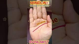 Mindline || #astrology #fortunetelling #palmistery  #motivation #palmreading #rvpalmist