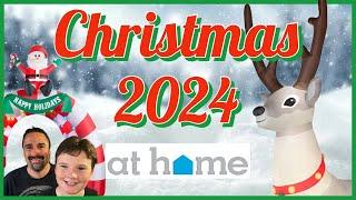 AT HOME Christmas 2024 Shopping Walkthrough! New Holiday Decor Shop With Me!