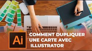 Illustrator : Comment dupliquer une carte de visite