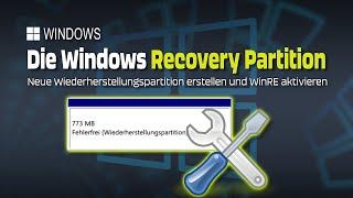 Die Windows Recovery Partition - Wiederherstellungspartition neu erstellen | EINFACH ERKLÄRT