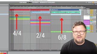 How to build a live set with time signature changes