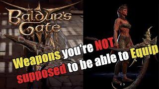 [Baldur's Gate 3] Weapons You're NOT Supposed To Have! (Watcher Greatsword, Scythe of Myrkul & MORE)