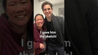 I Sketched a Broadway Singer IRL: Derek Klena Rehearsal