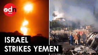 Israel Strikes Yemen After Deadly Houthi Missile Attacks