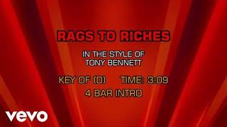 Tony Bennett - Rags To Riches (Karaoke)