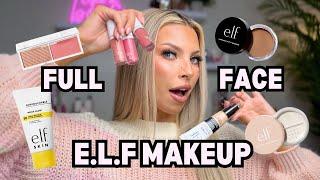 Full Face Using ONLY E.L.F Makeup! NEW and VIRAL E.L.F Makeup Products! #affordablemakeup