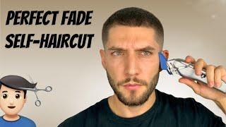 Perfect Buzz Cut Fade Self-Haircut | How To Cut Men's Hair 2024