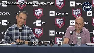 Brian Cashman explica las razones de poner a jugar a Oswaldo Cabrera