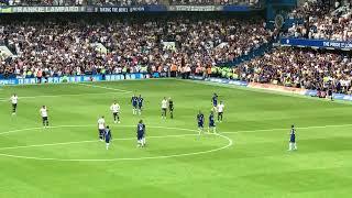 Chelsea fans singing for Reece James