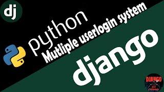 Django Multiuser Registration and Login based on Role